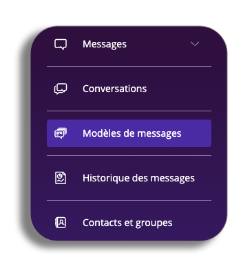 Bibliothèque de modèles de messages - Support Esendex France